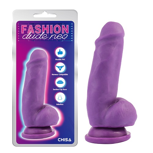 6.9'' Coileach Dildo Corcra Dédlúis