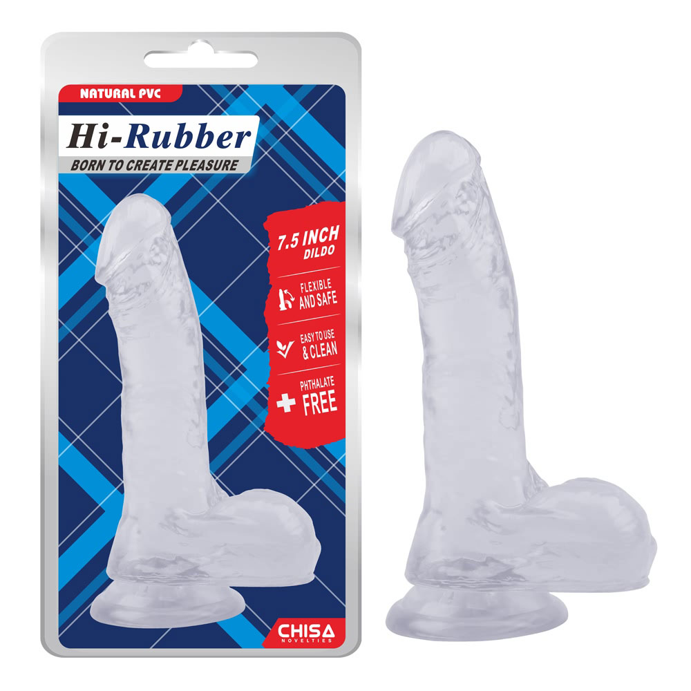 7.5 Inse Dildo-Clear