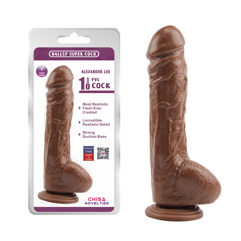 Alexander Lee 10 '' Dildo-Brown