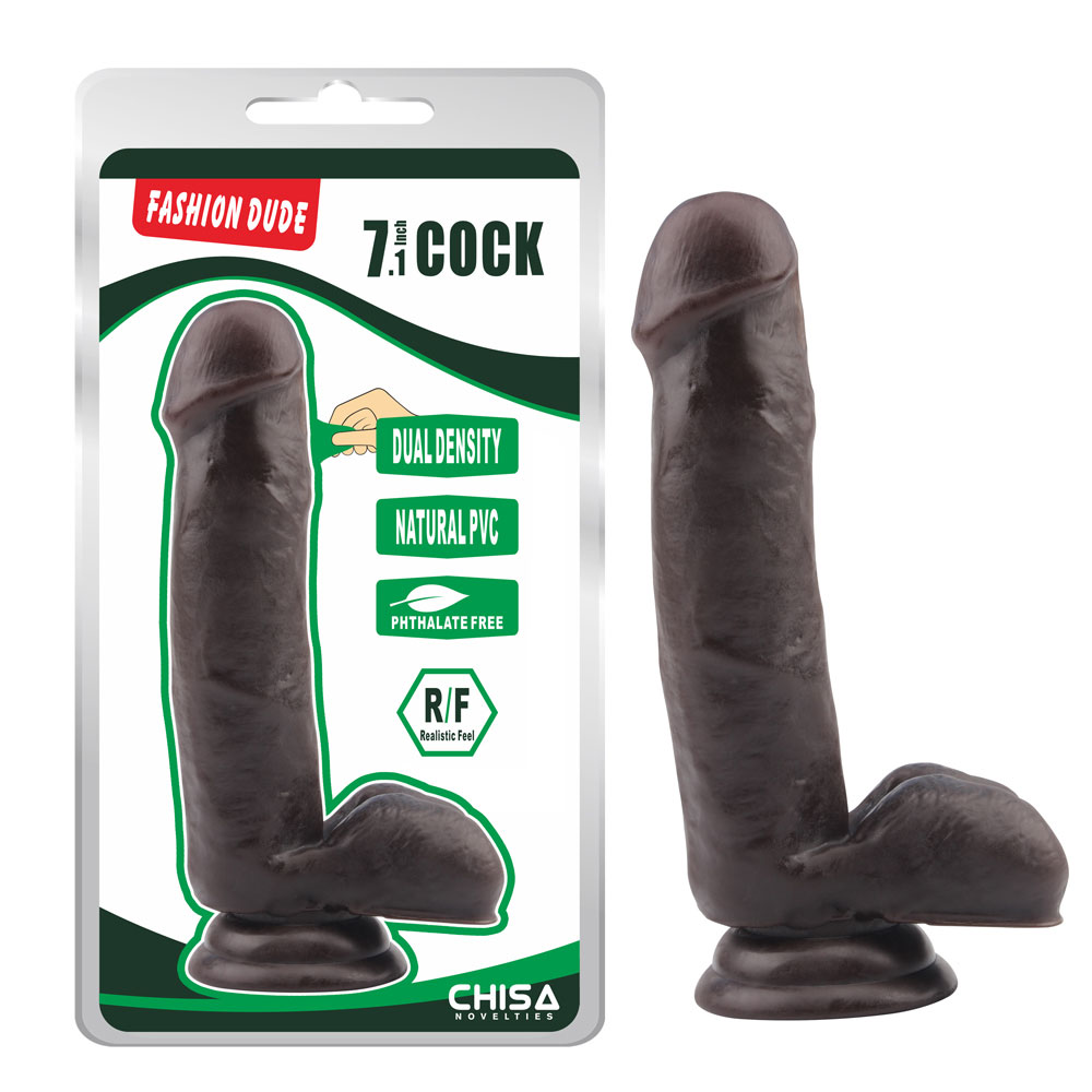 Faisean Dude-7.1 Inch Cock-Brown