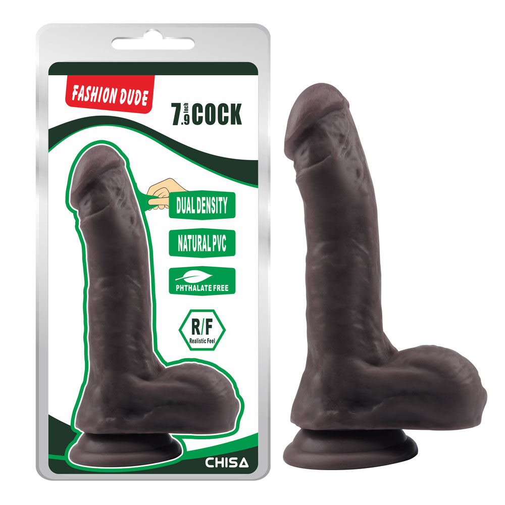 Faisean Dude-7.9 Inch Cock-Brown